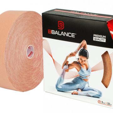Кинезио тейп BBTape™ 5 см × 32 м бежевый