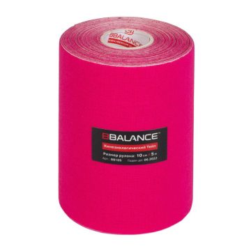 Кинезио тейп BBTape™ 10 см × 5 м розовый