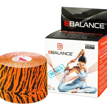 Кинезио тейп BBTape™ 5 см × 5 м тигр