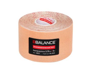 Узкие кинезио тейпы 3,75 см х 5 м