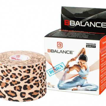 Кинезио тейп BBTape™ 5 см × 5 м леопард