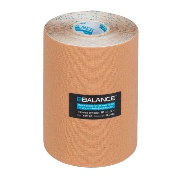 Кинезио тейп BBTape™ МАХ 10 см × 5 м бежевый