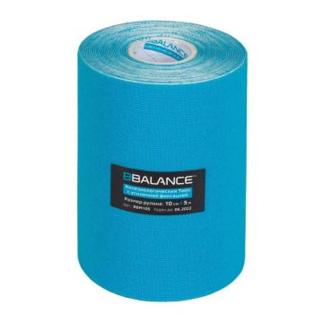 Кинезио тейп BBTape™ МАХ 10 см × 5 м голубой