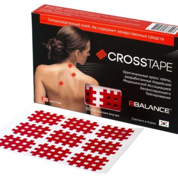 Кросс тейпы BB CROSS TAPE™ 2,1 см x 2,7 см (размер А) красный
