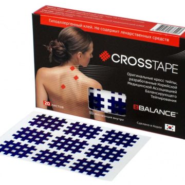 Кросс тейпы BB CROSS TAPE™ 2,1 см x 2,7 см (размер А) синий