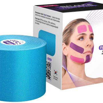 Тейп для лица BB FACE TAPE™ 5 см × 5 м шелк голубой