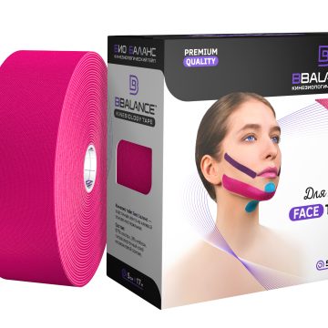 Тейп для лица BB FACE TAPE™ 5 см × 17 м хлопок розовый