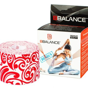 Кинезио тейп BBTape™ 5см × 5м тату красный