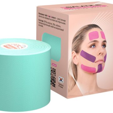 Тейп для лица BB SUPER SOFT™ 5 см × 5 м хлопок цвет мята
