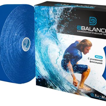 Кинезио тейп BBTape™ МАХ 5 см × 32 м тёмно-синий