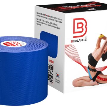 Кинезио тейп BBTape™ 5 см × 5 м тёмно-синий