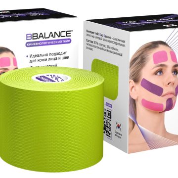 Тейп для лица BB FACE TAPE™ 5 см × 5 м хлопок лайм