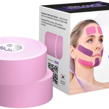 Набор тейпов для лица BB FACE PACK 2,5 см × 10 м хлопок цвет сакура