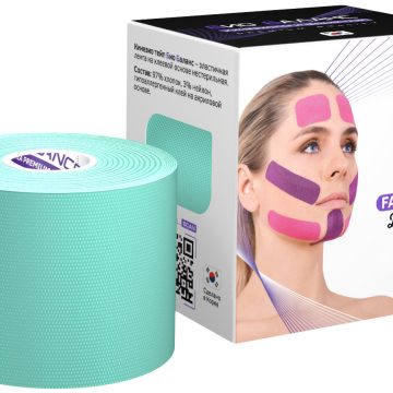 Тейп для лица BB FACE TAPE™ 5 см × 5 м хлопок мята