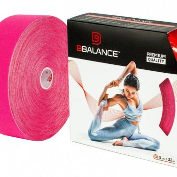 Кинезио тейп BBTape™ 5 см × 32 м розовый