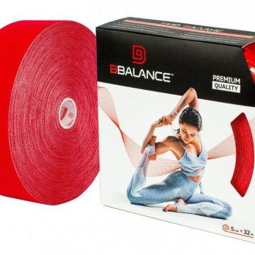 Кинезио тейп BBTape™ 5 см × 32 м красный
