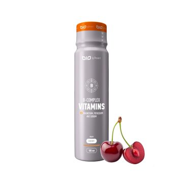 BioExpert, Вкусный B-комплекс (вишня), шоты, 12х100 мл