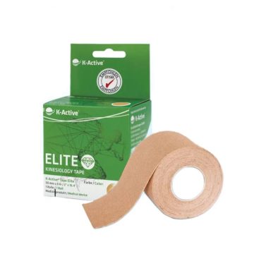 K-Active Tape Elite 5см*5м бежевый в индивидуальной упаковке