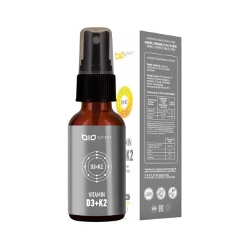 BioExpert, Витамин D3 + K2, жидкость, 20 мл